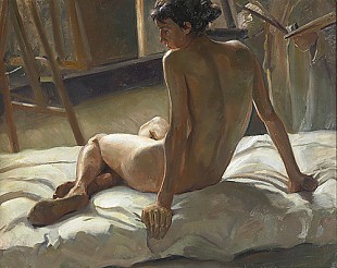 Richard Blume - Nude in atelier