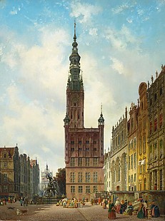 Carl Gustav Rodde - View of Gdansk