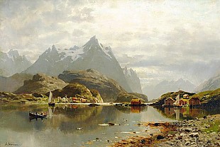 Adelsteen Normann - Landscape with fjords