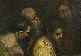 Italienischer Maler - A scene of The Last Supper