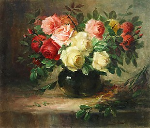 Franz Mortelmanns - Floral still life
