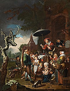 Niederländischer Maler - The charlatan
