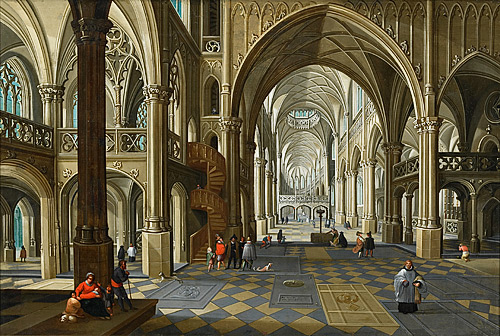 Peeter Neefs d.Ä. - Inside cathedral of Antwerpen