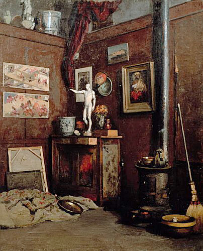 Gustav Caillebotte - Interior of a Studio