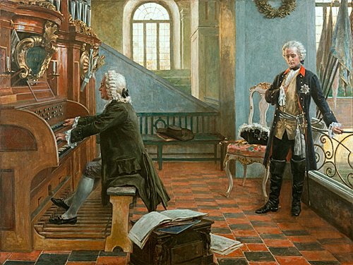 Rudolf Eichstaedt - J.S.Bach plays organ for Frederick the great