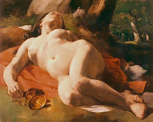 Gustave Courbet - La Bacchante