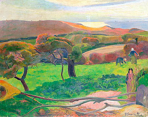 Paul Gauguin - Landscape in Brittany