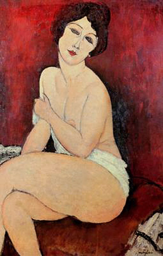 Amadeo Modigliani - Large Seated Nude
