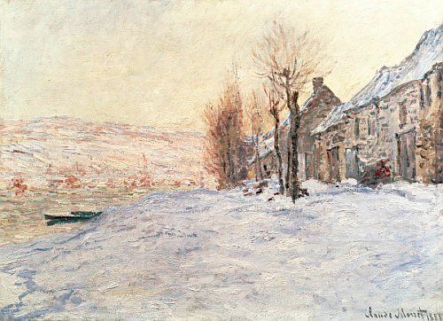 Claude Monet - Lavacourt under Snow