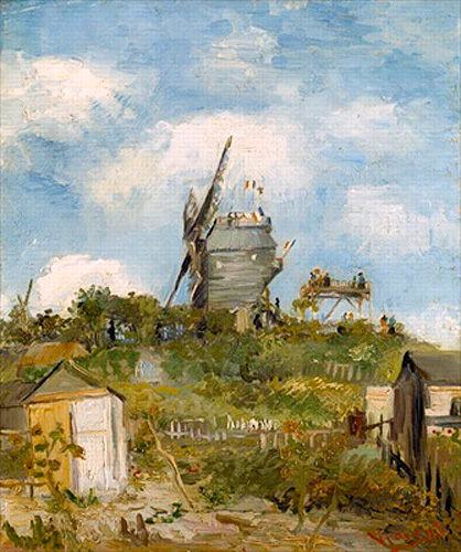 Vincent van Gogh - Le Moulin de Blute-Fin, Montmartre 