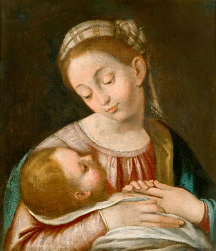ital. Meister - Madonna with lad