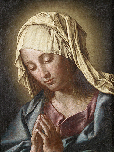 Giovanni Battista Salvi - Maria prarying