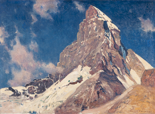 Eugen, Felix, Prosper Bracht - Matterhorn mountain