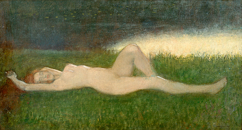Louis Picard - Nude at a lake