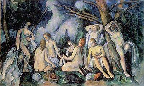 Paul Cézanne - Nudes in Landscape