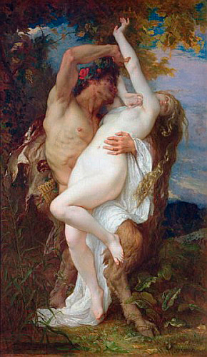 Alexandre Cabanel - Nymph Abducted by a Faun
