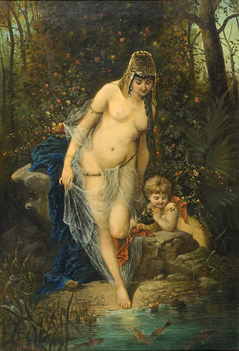 R. Toman - Nymph at a well