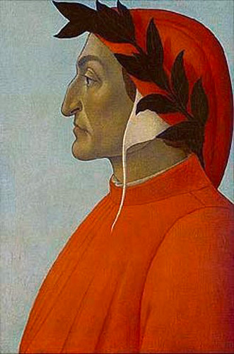 Sandro Botticelli - Painting of Dante Alighieri