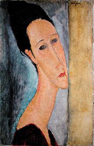 Amadeo Modigliani - Portrait of Jeanne Hebuterne