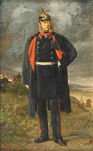 Karl Wagner - Portrait of king Wilhelm I. of prussia