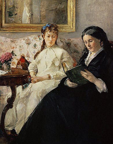 Berthe Morisot - Portrait of the Artist's Mother and Sister, 1869-70 