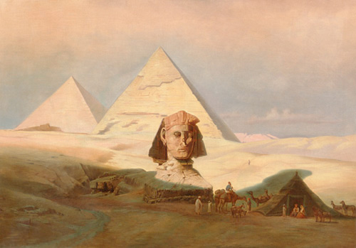 Carl Werner - Pyramids of Giseh