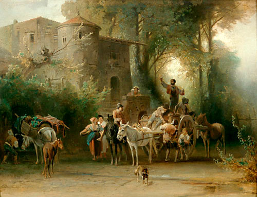 Ernst Schweinfurth - Races of the trip company at the country house