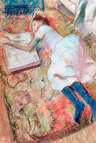 Edgar Degas - Reader Lying Down