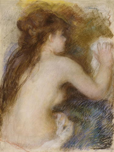 Pierre-Auguste Renoir - Rear view of a nude woman