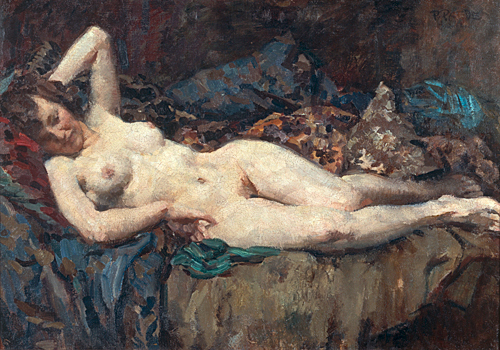 Paul Paede - Relaxing female nude