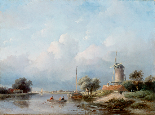 Jan Jacob Spohler - River landscape