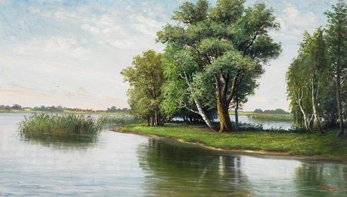 A. Caspary - River landscape