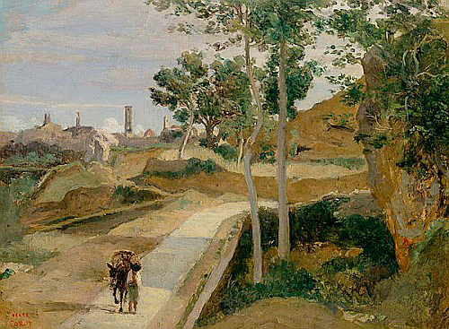 Jean Baptiste Camille Corot - Road from Volterra