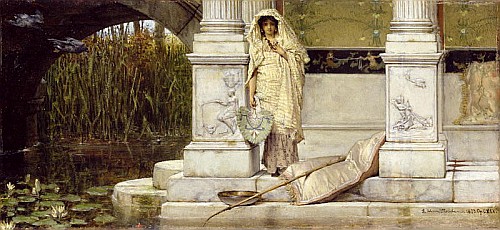 Sir Lawrence Alma-Tadema - Roman Fisher Girl, 1873 