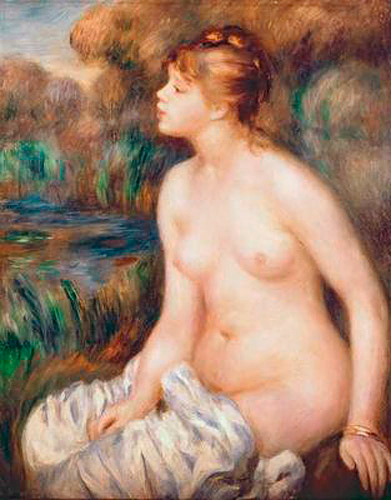 Pierre-Auguste Renoir - Seated Female Nude