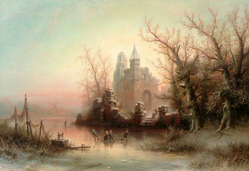 Otto Bredow - Snowy landscape