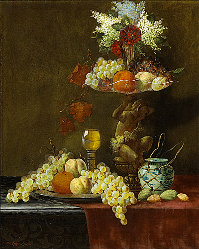 Max Otto Beyer - stilife with fruits