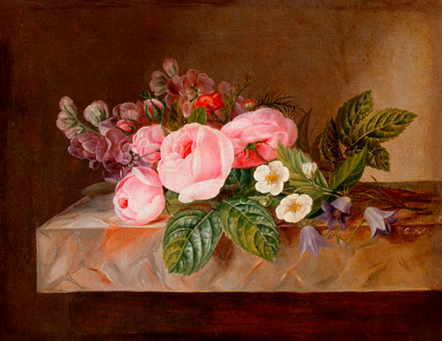 C. Rothe - Still life of flowers