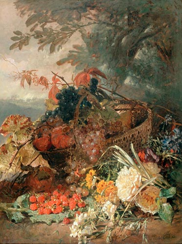 Anna Peters - Still life with fruits of summer