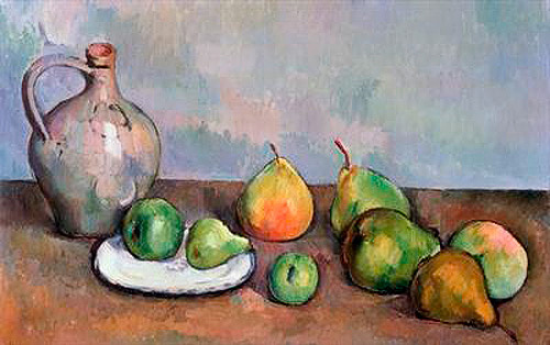 Paul Cézanne - Still Life with Pitcher and Fruit