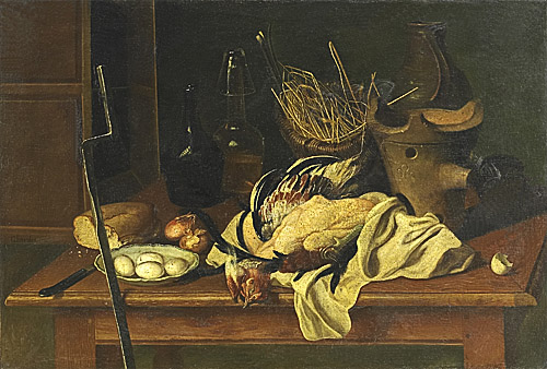Jean-Baptiste Simeon Chardin - Stillife with chicken and eggs