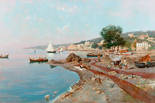 Carlo Brancaccio - Sunny afternoon in the harbour of Naples