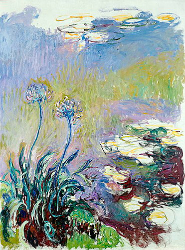 Claude Monet - The Agapanthus