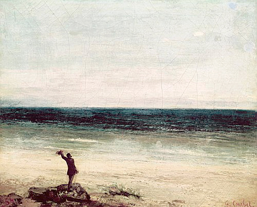 Gustave Courbet - The Artist on the Seashore at Palavan 