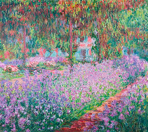 Claude Monet - The Artist's Garden at Giverny,