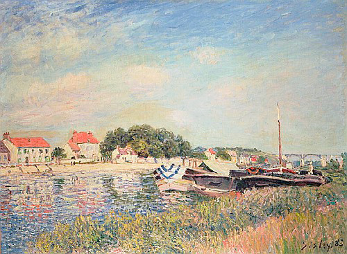 Alfred Sisley - The Banks of the Loing at Saint-Mammes