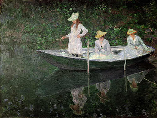 Claude Monet - The Boat at Giverny