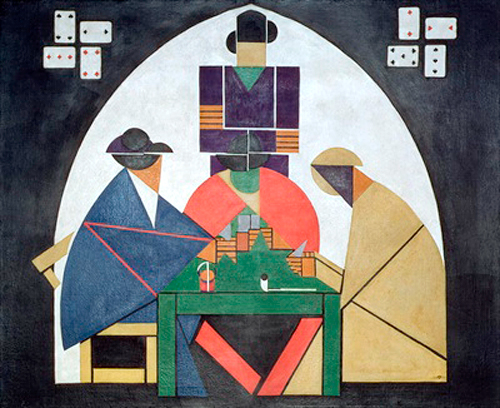Theo van Doesburg - The Card Players