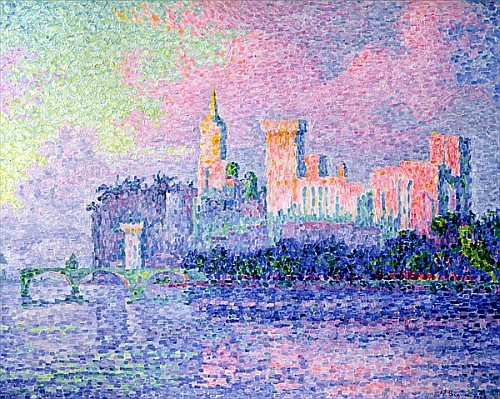 Paul Signac - The Chateau des Papes, Avignon, 1900 