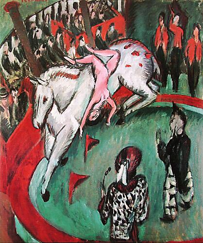 Ernst Ludwig Kirchner - The circus rider